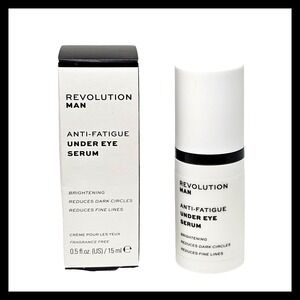 Revolution Man Energise Anti-fatigue Under Eye Serum 0.5 fl.oz. Full Size New